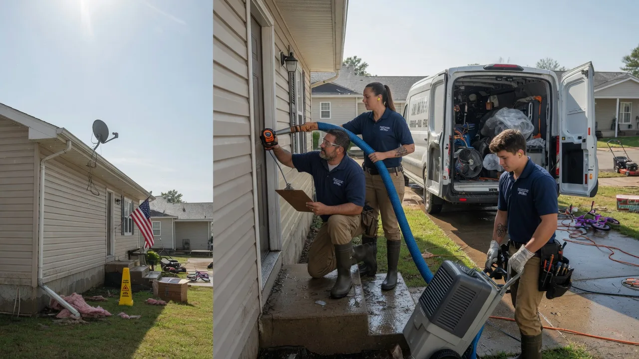 Ceiling Water Damage Restoration in Clare, IA near me